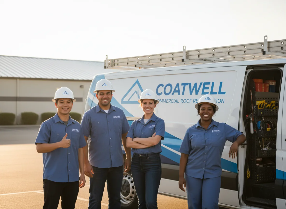 Commercial roof coating company in Roll, AZ